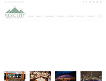 Tablet Screenshot of musiccitytents.com